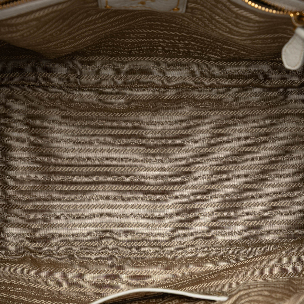 Pre-Loved Prada Canvas Canapa Logo Satchel - Picture 4 of 6